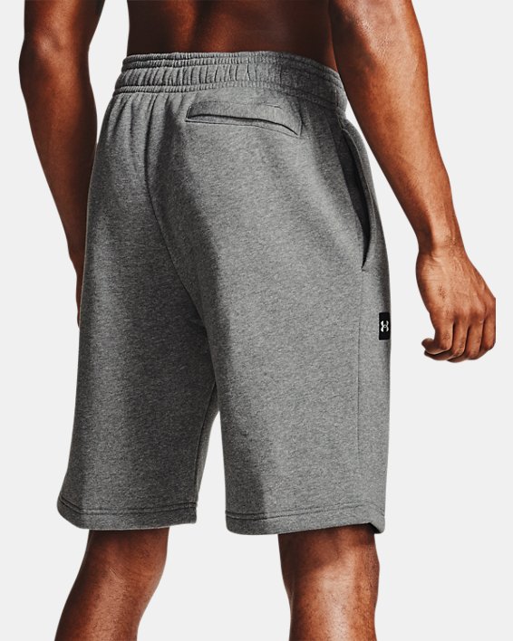 Men's UA Rival Fleece Shorts, Gray, pdpMainDesktop image number 1